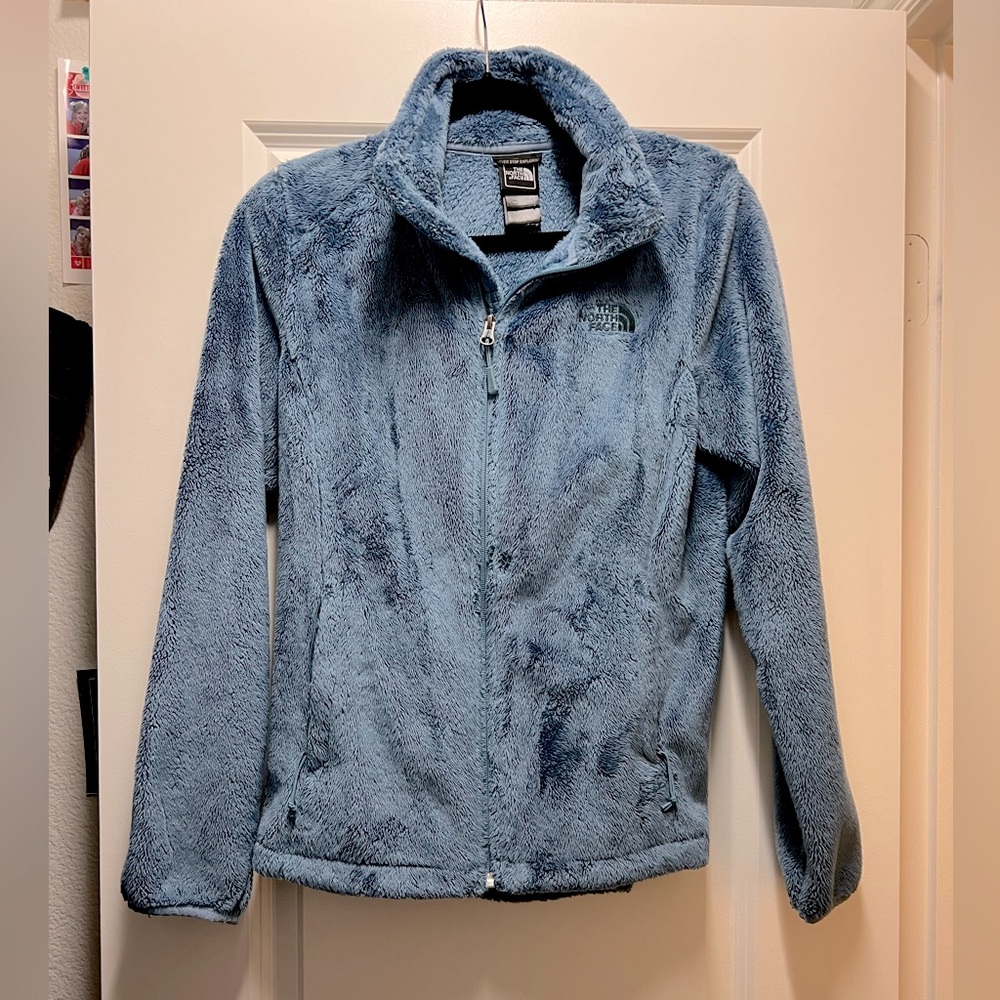 Blue North Face Zip Up Fleece Jacket!!